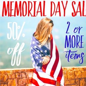 Hi everyone having a Memorial Day Sale